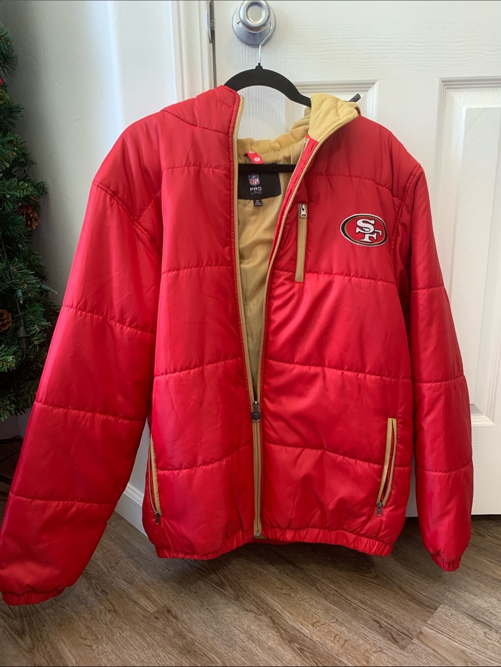 NFL Pro Line 49ers puffer jacket